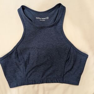 Outdoor Voices Heathered Navy Sports Bra